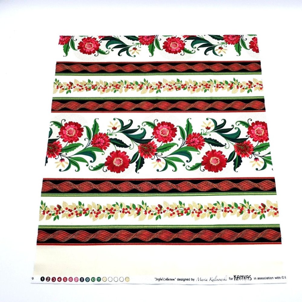 Joyful Carnation Fat Quarter Fabric Square 100% Cotton 18" x 21" Minimum Kanvas